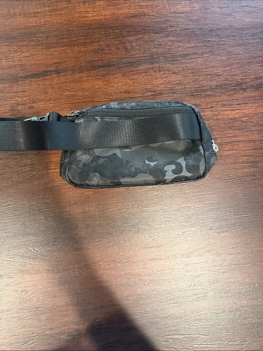 lululemon athletica Black Camo Belt Bag